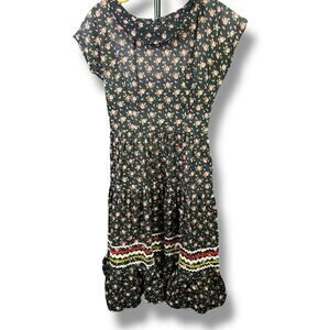 Vintage Midcentury 1940s / 1950's MODE O'DAY Floral Patterned Dress